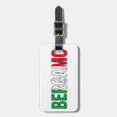 ベルガモ・イタリア ラゲッジタグ (正面縦)