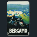 ベルガモ・イタリア | Vintage Travel Souvenir マグネット<br><div class="desc">イタリアのベルガモへの観光を促進するヴィンテージ旅行ポスターの複製プリント。非常に珍しく、専門的に復元された。</div>