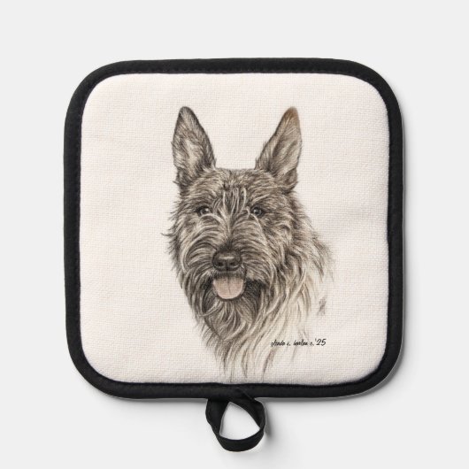 ベルガーピカードアート 鍋敷き (正面)