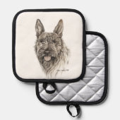 ベルガーピカードアート 鍋敷き (正面/裏面)