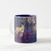 ベルガーピカードマグ – ファウンとブリンドル ツートーンマグカップ (正面左)