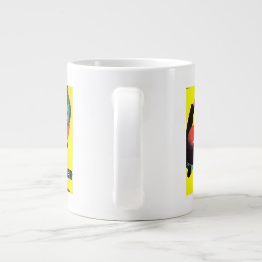 ベルガー45ヴィンテージポスターヨーロッパ ジャンボコーヒーマグカップ (裏面)