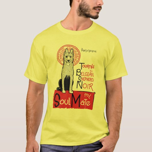 ベルギおもしろいン羊飼い Tシャツ (正面)