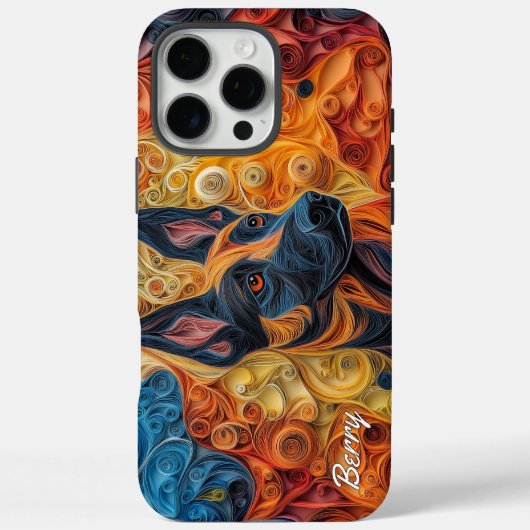 ベルギカラフルンマリノワポートレート Case-Mate iPhoneケース (裏面)