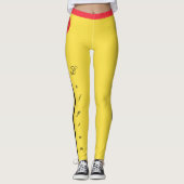 ベルギーおよびベルギー国旗ファッション、旅行/スポーツファンL レギンス (正面)