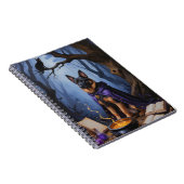 ベルギーお洒落マリノワドッグ絵を描ハロウィン ノートブック (右側)