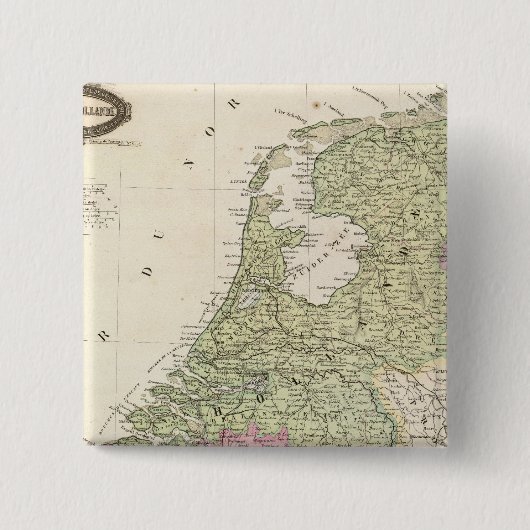 ベルギーとオランダ2 缶バッジ (正面)