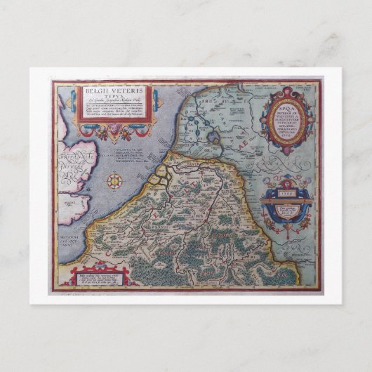 ベルギーとオランダ ポストカード (正面)