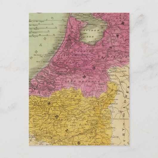 ベルギーとオランダ ポストカード (正面)