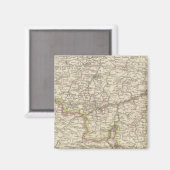 ベルギーとルクセンブルクの地図 マグネット (正面/裏面)