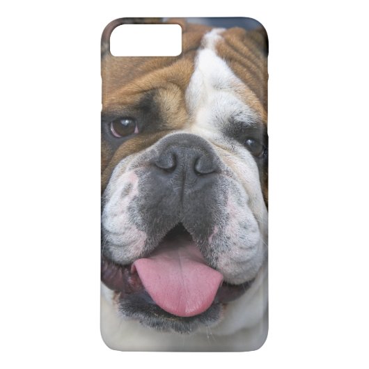 ベルギーにいるイングリッシュ・ブルドッグ Case-Mate iPhoneケース (裏面)
