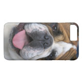 ベルギーにいるイングリッシュ・ブルドッグ Case-Mate iPhoneケース (裏面(横))