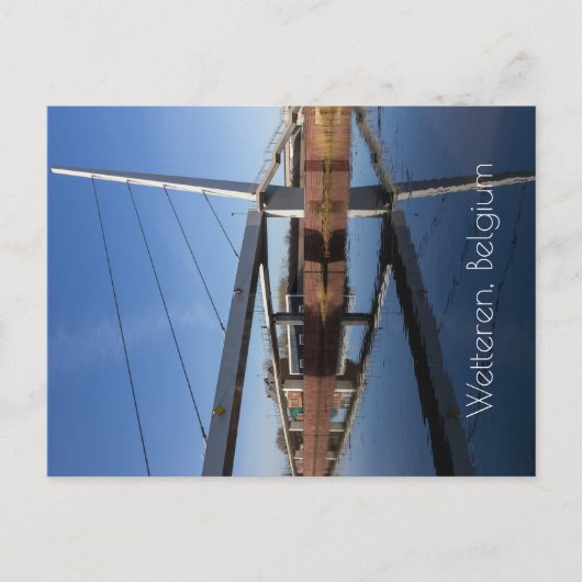 ベルギーのウェッテレンという新しいパスレル ポストカード (正面)