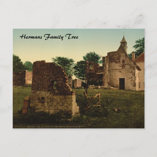 ベルギーのウォータールーにあるハウグモントの井戸 ポストカード (正面)