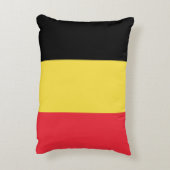ベルギーのカスタムデザイン国旗 アクセントクッション (裏面(縦))