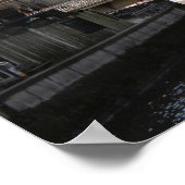 ベルギーのゲントのコーンレイで冬 ポスター (角)