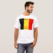 ベルギーのサッカー王国 Tシャツ (正面フル)