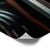 ベルギーのシェパードが自転車を運転する聖パトリックの日 ポスター (角)