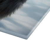 ベルギーのシェプドッグが雪のクリスマスを過ごした カッティングボード (角)