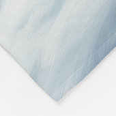 ベルギーのシェプドッグが雪のクリスマスを過ごした フリースブランケット (角)