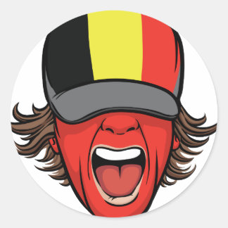 ベルギーのスポーツ・ファン ラウンドシール