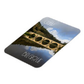 ベルギーのチニーにある聖ニコラス橋 マグネット (左側)