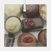 ベルギーのチョコレート ガラスオーナメント (正面)