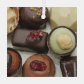 ベルギーのチョコレート ガラスオーナメント (裏面)