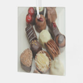 ベルギーのチョコレート ガラスオーナメント (正面左)