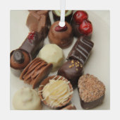 ベルギーのチョコレート ガラスオーナメント (裏面)