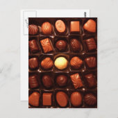 ベルギーのチョコレート ポストカード (正面/裏面)