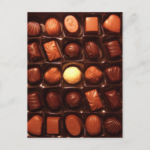 ベルギーのチョコレート ポストカード