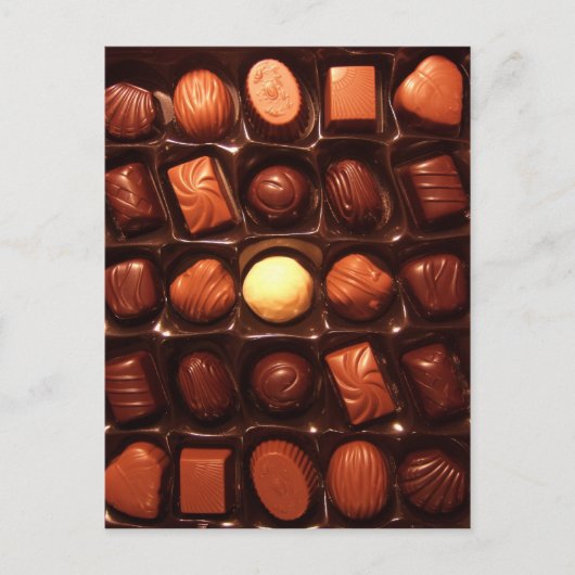 ベルギーのチョコレート ポストカード (正面)