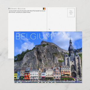 ベルギーのディナン旅行絵葉書 ポストカード