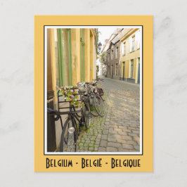 ベルギーのバイク ポストカード
