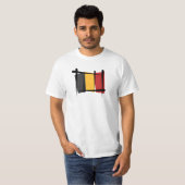 ベルギーのブラシの旗 Tシャツ (正面フル)