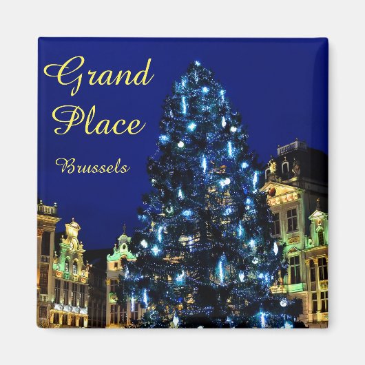 ベルギーのブリュッセルでのクリスマス マグネット (正面)