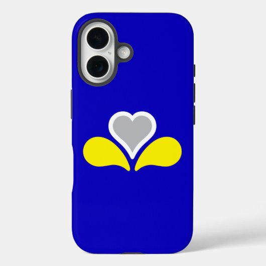 ベルギーのブリュッセルの旗 Case-Mate iPhoneケース (裏面)