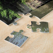 ベルギーのブルージュにある水路の風景。 ジグソーパズル (側面)