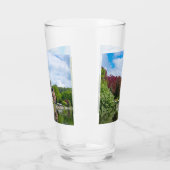 ベルギーのブルージュの湖の近くの小さな城 タンブラーグラス (左)