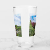 ベルギーのブルージュの湖の近くの小さな城 タンブラーグラス (右)