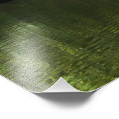 ベルギーのブルージュの湖の近くの小さな城 フォトプリント            (角)