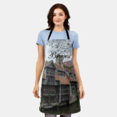 ベルギーのブルージュ旧市街 エプロン (着用した状態)
