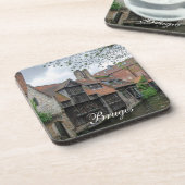 ベルギーのブルージュ旧市街 コースター (左側)