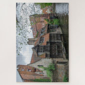 ベルギーのブルージュ旧市街 ジグソーパズル (縦)