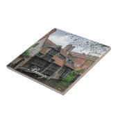 ベルギーのブルージュ旧市街 タイル (側面)