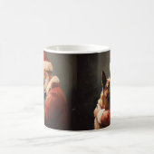 ベルギーのマリノイとサンタクロースフェスティバルクリスマス コーヒーマグカップ (中央)