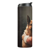 ベルギーのマリノイとサンタクロースフェスティバルクリスマス タンブラー (回転左)