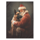 ベルギーのマリノイとサンタクロースフェスティバルクリスマス テーブルクロス (正面)