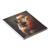 ベルギーのマリノイとサンタクロースフェスティバルクリスマス ノートパッド (アングル)